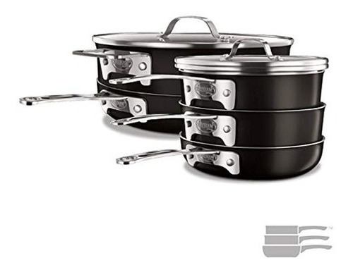 Gotham Steel Stackmaster Pots Juego De Utensilios De Cocina 