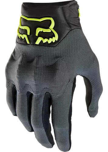 Guantes Moto Mujer Bomber Lt-ce Gris/amarillo Fox