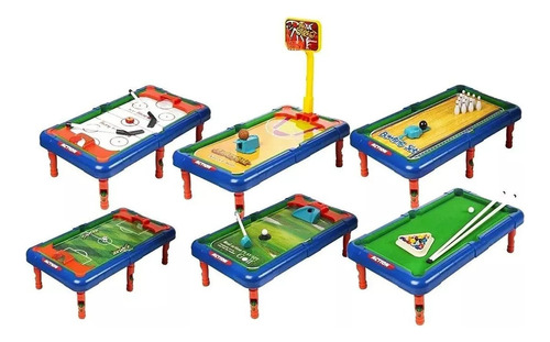 Juegos De Mesa 6 En 1 Deportes Y Acción El Duende Azul Full