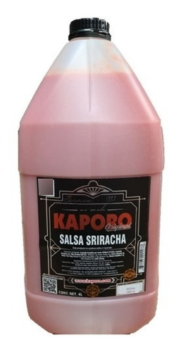 Salsa Sriracha Kaporo 4 Litros