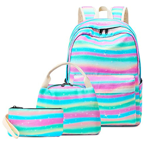 Joyfulife Chicas Mochila Con Caja De Almuerzo Kids Zb9m0