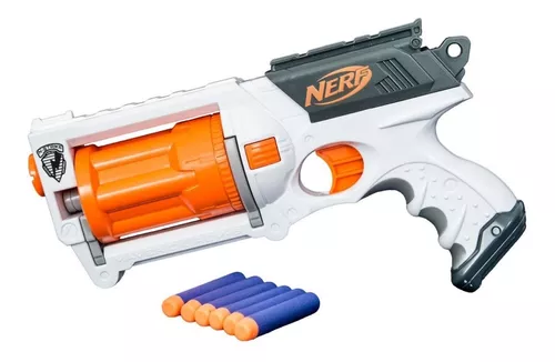 Lançador Nerf N Strike Maverick Rev- 6 Tambor Giratório - Hasbro