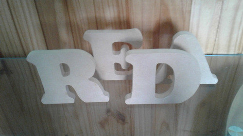 Letras En Madera, Mdf, Decoracion, Para Pintar