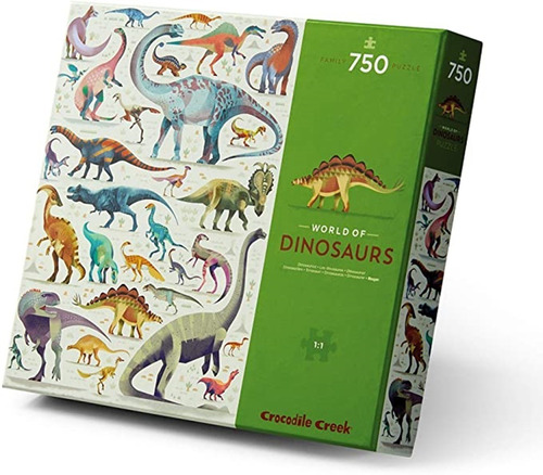 Puzzle Rompecabezas Dinosaurios 750 Piezas Crocodile Creek