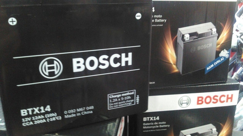 Bateria Moto Bosch Btx14 Ytx14 Gs 1200 R Sin Mantenimiento