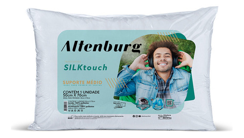 Travesseiro Altenburg Silk Touch - 50cm X 70cm