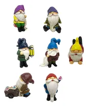 Comprar 1 Juego Gnomo Jardin Hada Miniatura Mini Figura Enana Adorno