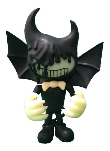 Bendy And The Ink Machine Figura Demonio Alas Luz Led Toy