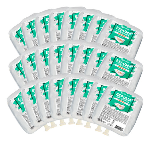 Premisse Triclosan 0,5% Antiséptic kit 24 sabonete espuma 700mL