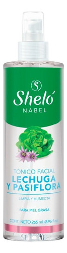 Tónico Facial Sheló Nabel De Lechuga Y Pasiflora Momento De Aplicación Día Noche Tipo De Piel Mixta