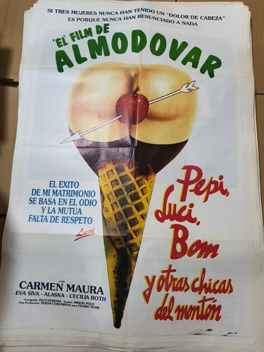 Afiche Cine Original-1366-almodovar- Pepa Lucy Bon Y Otras..