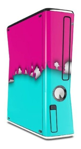Ripped Colors Hot Pink Neon Teal Skin Style Skin Para Xbox 3