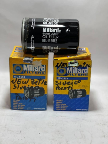 Filtro De Aceite Millard Ml-5552 Para Polo, Bora, Volkswagen