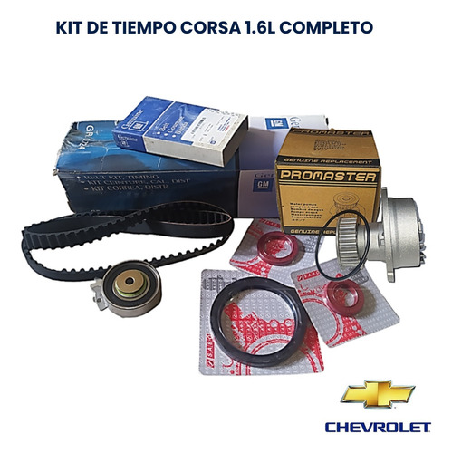 Kit De Tiempo Completo Chevrolet  Corsa Con Bomba De Agua