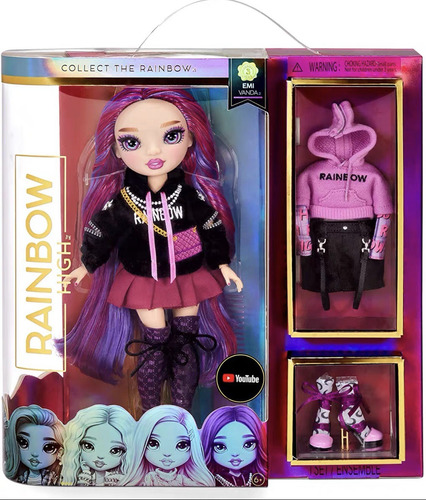 Muñeca Rainbow High Rock Star Carmen Major 3+