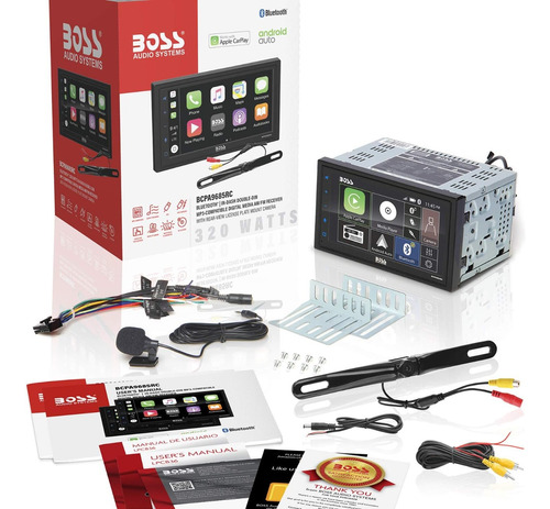 Equipo Sonido Auto Boss Bcpa9685rc  Apple Carplay, Android 