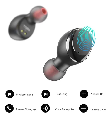 Auriculares Tozo T6 Bluetooth Impermeables Tws Stereo Cuotas