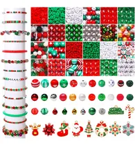 Comprar 2300pcs+ Cuentas Y Dijes De Navidad Hacer Joyas, Corona...