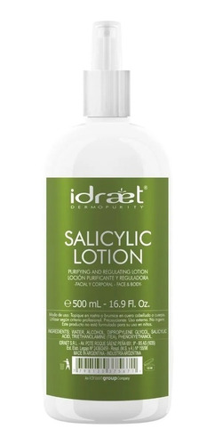 Idraet Locion Salicilica Acne Exfoliante Peeling Comedones