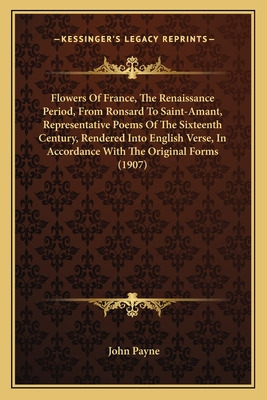 Libro Flowers Of France, The Renaissance Period, From Ron...