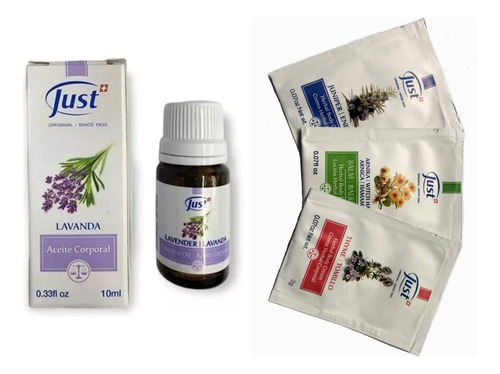 Just - Aceite Esencial Lavanda 10 Ml Calidad Suiza 100% Puro