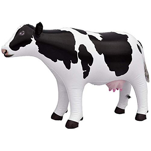 Vaca Inflable Animal Bebé 37 Pulgadas De Largo Ideal D...