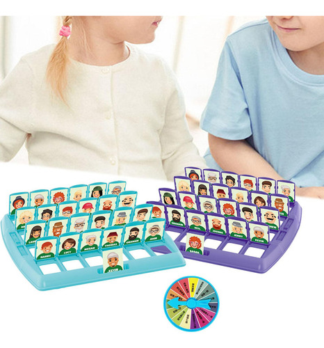 Juego De Adivinar Quién, Juego De Viaje, 96 Cartas