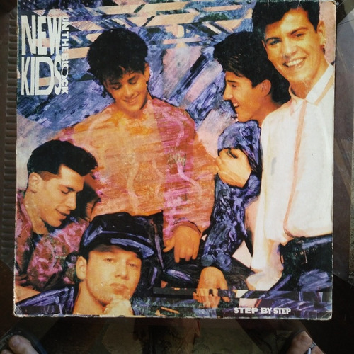 New Kids On The Block Step By Step Lp Ed Br Impecable, Five