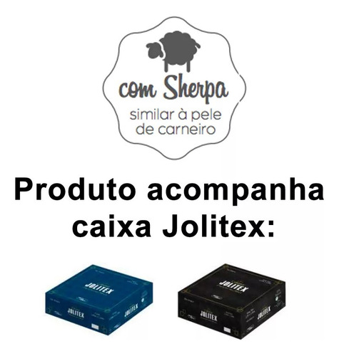 Cobertor Jolitex Com Sherpa King Diamantes 580 G/m² Cor Marrom