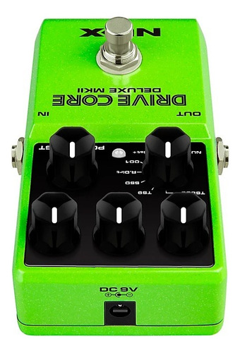 Pedal Efectos Guitarra Nux Nco2 Drive Core Deluxe Mkii Boost Color Verde Lima