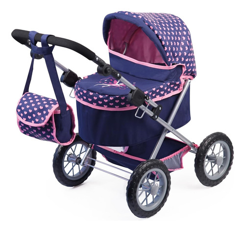 Bayer Design Baby Doll Trendy Cochecito Azul, Rosa Azul Y...