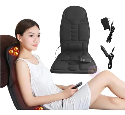 Asiento Masajeador Cojin Masaje Espalda Auto Casa U Oficina