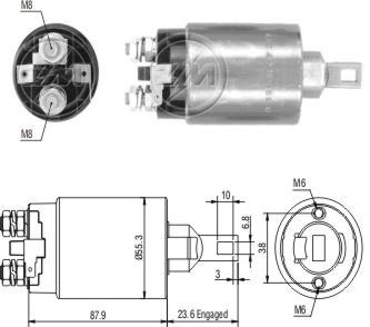 Solenoide O Automatico Mitsubishi Mazda Diesel 24v Zm 896