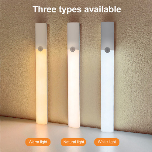 Luz Nocturna Led Recargable Con Sensor Para Mesita De Noche