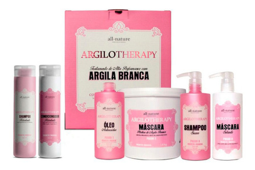 Kit Argiloterapi All Nature, Argiloterapia + Shampoo E Condi