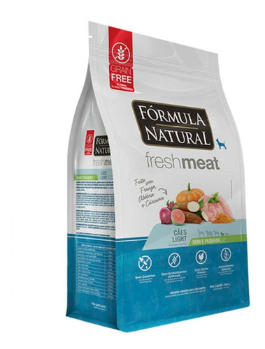 Ração Cão Light Mini/pequeno 2,5kg Frango Fórmula Natural