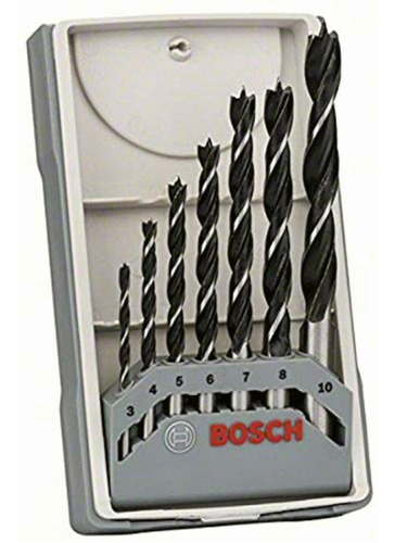 Bosch 7017034 Brocas Para Madera - 1 Juego Con 7 Piezas