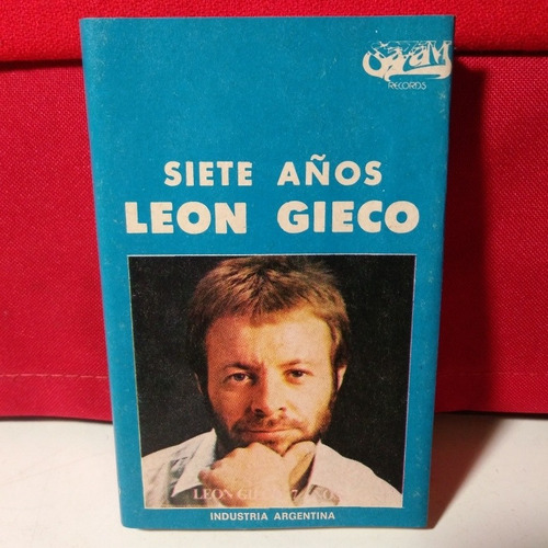 León Gieco Siete Años Casete Sazam Records 1980 Ind Argentin