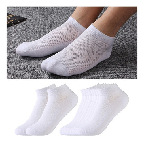 Lote 100% Algodón Malla Tobillera Calcetines Casuales Todos