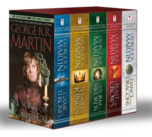 Set De Libros Versión En Ingles Game Of Thrones