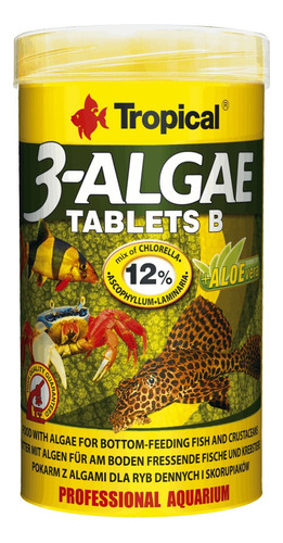 Alimento Peces 3-algae Tablets 