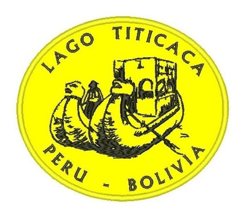 Patch Bordado Termocolante  - Lago Titicaca - Bolivia