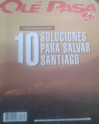 Revista Qué Pasa 1314 / 15 Junio 1996 / Contaminación Stgo.