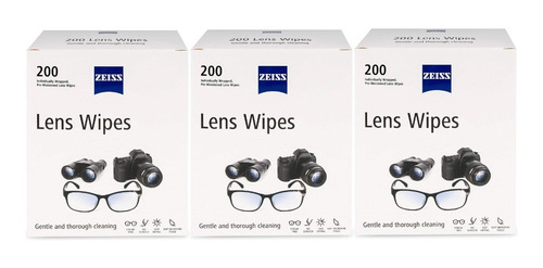 600 Toallas Humedas Zeiss Wipes Paño Microfibra Para Lente