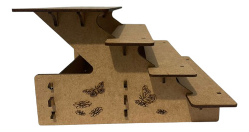 Expositor Mdf 4 Andares Para Trufas De Chocolate