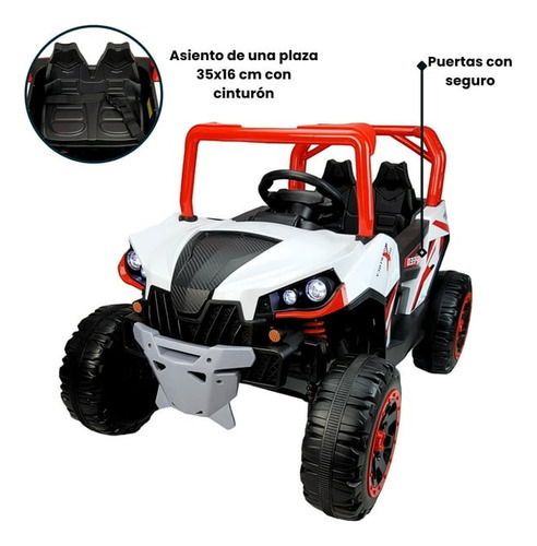 Montable Eléctrico Tipo Rzr - Con Controlo Remoto, Con Usb