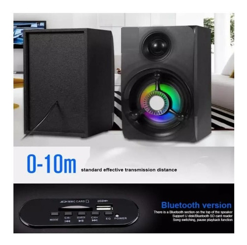 Parlante Para Pc Y Tv Bluetooth,usb,sd,fm Sufbufer Cafini