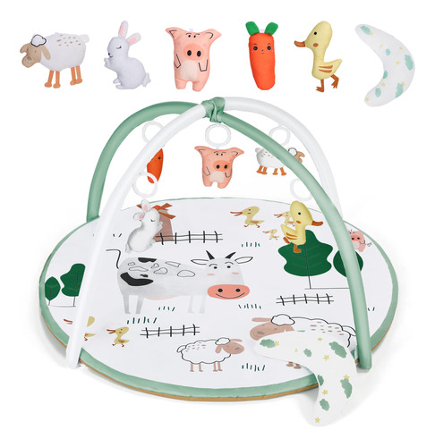 New Baby Play Mat, Agiyimi Baby Gym Activity Center With 5 .