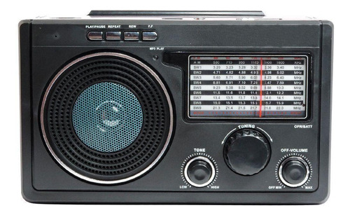 Rádio Retrô Cnn-686 Am Fm 3w Rms 4 Ohms