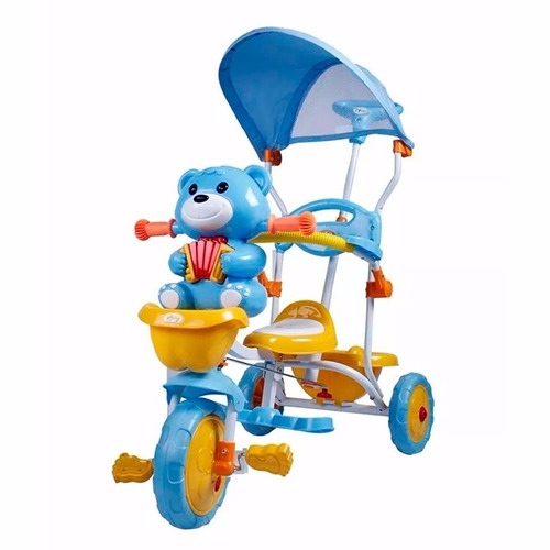Baby One Triciclo Infantil Osito Azul